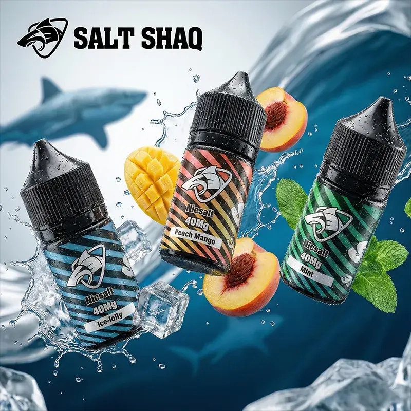 鯊克煙油 | SALT SHAQ 沙克小煙油30ML/40MG | 32種口味 | 原裝進口 | 台灣正品現貨:圖片 2